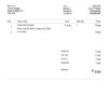 USA Linkedin invoice template in Word and PDF format, fully editable