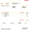 USA Mcdonald’s invoice template in Word and PDF format, fully editable