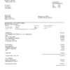 USA Mercedes-Benz invoice template in Word and PDF format, fully editable