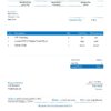 USA NTT invoice template in Word and PDF format, fully editable