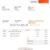 USA Nike invoice template in Word and PDF format, fully editable