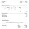 USA Orange invoice template in Word and PDF format, fully editable