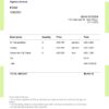 USA Pack Your Bags Consulting invoice template in Word and PDF format, fully editable