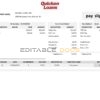 USA Quicken Loans Inc. mortgage loan company pay stub Word and PDF template