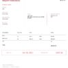 USA Rupert Stationary invoice template in Word and PDF format, fully editable
