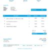 USA Salesforce invoice template in Word and PDF format, fully editable