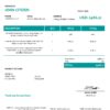 USA Siemens invoice template in Word and PDF format, fully editable