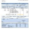 Spain Keld electronic company pay stub Word and PDF template
