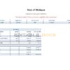 USA State of Michigan social services company pay stub Word and PDF template