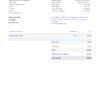USA Stripe tax invoice template in Word and PDF format, fully editable