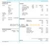 USA New York Abstract United pay stub Word and PDF template