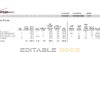 USA Verizon invoice template in Word and PDF format, fully editable