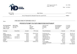 USA building company employee sheet template in Word and PDF format
