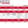 USA financial company earning statement template in Word and PDF format