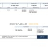 USA healthcare company employee sheet template in Word and PDF format