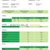 USA insurance company employee sheet template in Word and PDF format