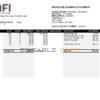 USA retail company earning statement template in Word and PDF format