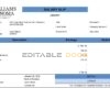 USA retail company employee sheet template in Word and PDF format, version 2