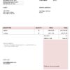 USA Hitech Inc. invoice template in Word and PDF format, fully editable