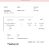 USA Jackson & Coupe invoice template in Word and PDF format, fully editable