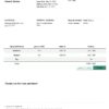 USA Style Apparel invoice template in Word and PDF format, fully editable