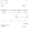 USA Uber invoice template in Word and PDF format, fully editable