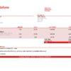USA Vodafone invoice template in Word and PDF format, fully editable