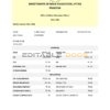 India Directorate of Basic Education Uttar Pradesh educational company pay stub Word and PDF template