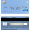 Fillable Albania Credins bank visa debit card Templates | Layer-Based PSD