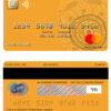 Editable Albania Tirana bank mastercard Templates in PSD Format