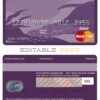 Editable Algeria Natixis Algerie bank mastercard debit card Templates in PSD Format