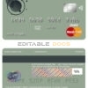 Editable Andorra Credit Andorra bank mastercard debit card Templates in PSD Format