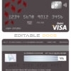 Fillable Angola Banco BIC bank visa card debit card Templates | Layer-Based PSD