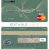 Editable Angola Banco Yetu bank mastercard debit card Templates in PSD Format