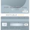 Editable Australia Aveo bank visa card debit card Templates in PSD Format