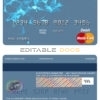 Fillable Australia Humebank bank mastercard debit card Templates | Layer-Based PSD