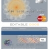 Fillable Australia ING Direct bank mastercard debit card Templates | Layer-Based PSD