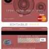 Fillable Australia Macquarie bank mastercard debit card Templates | Layer-Based PSD