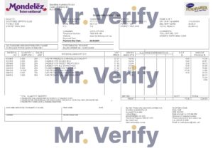 Australia Editable Template 16 High-Quality Australia Mondelez Holdings Pty Ltd Invoice Template PDF | Fully Editable