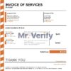 High-Quality Australia Orianart art and design company Invoice Template PDF | Fully Editable