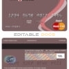 Fillable Austria Bank Austria mastercard debit card Templates | Layer-Based PSD