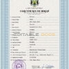 Authentic Gabon Birth Certificate Template | Customize and Download Online