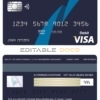Editable Azerbaijan Access Bank visa card debit card Templates in PSD Format
