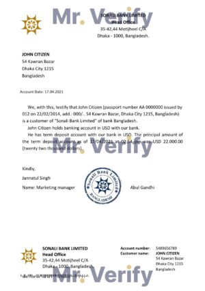 Bangladesh Editable Template 11 Download Bangladesh Sonali Bank Reference Letter Templates | Editable Word
