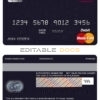Editable Barbados Butterfield bank mastercard debit card Templates in PSD Format