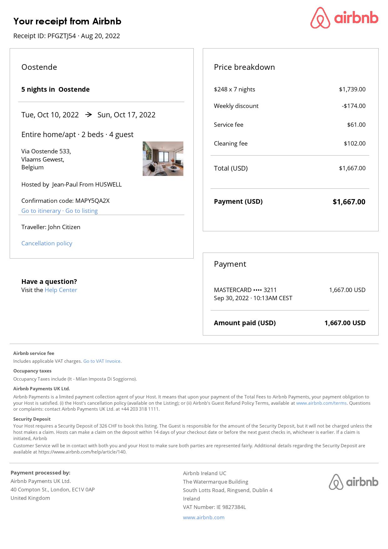 Editable Belgium Hotel Booking Form Template | Fillable PDF
