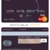 Fillable Belgium Beobank mastercard debit card Templates | Layer-Based PSD