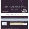 Editable Belgium Beobank visa card debit card Templates in PSD Format