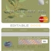 Fillable Belgium Crelan bank mastercard debit card Templates | Layer-Based PSD
