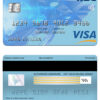 Fillable Belgium KBC bank visa card Templates | Layer-Based PSD